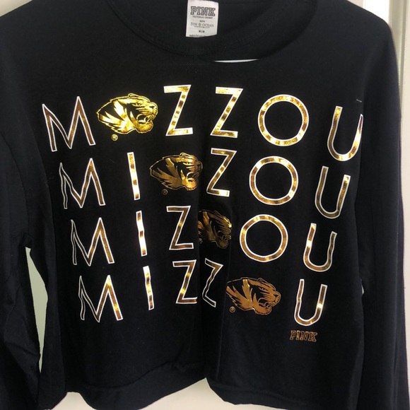 VS Pink Mizzou cropped shirt - Picture 5 of 5